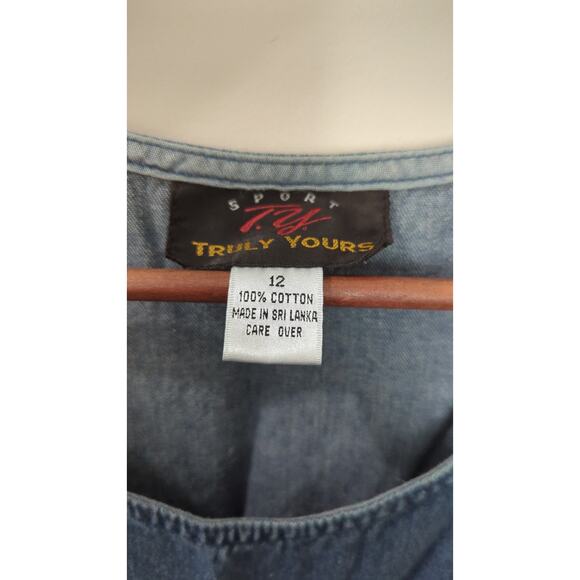 Vintage Truly Yours Sport House Duck Denim Dress - Picture 4 of 9
